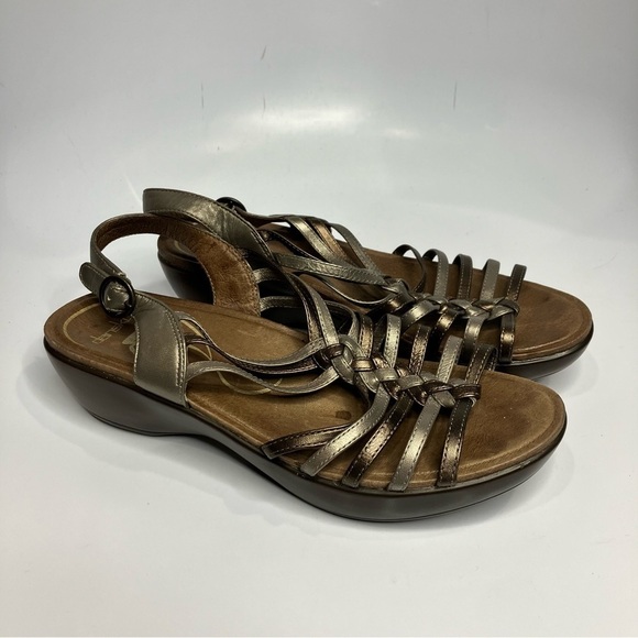 Dansko metallic leather sandals size 41 - Picture 3 of 7